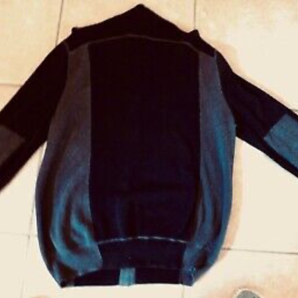 Calvin Klein Long Sleeve Men's Jacket XL Black & Gray Pima Cotton - Picture 3 of 4